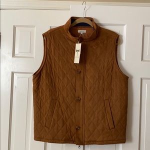 NWT Tyler Boe suede vest L